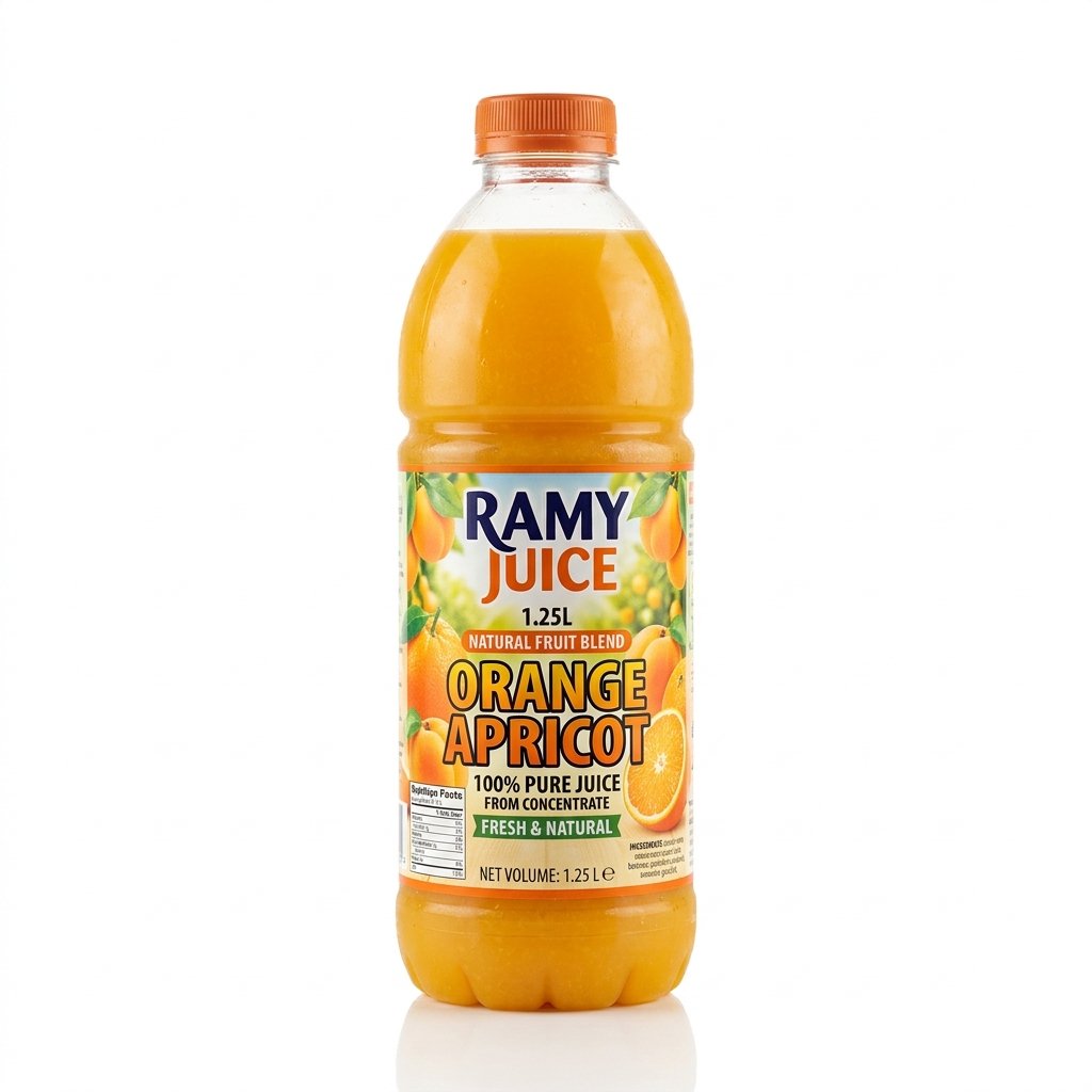 RAMY JUICE 1.25 L ORANGE APRICOT
